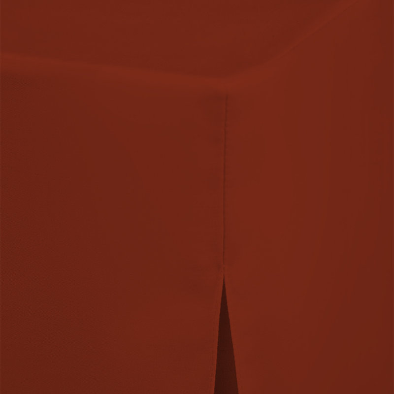Tablevogue 34-Inch Square Table Cover, Paprika