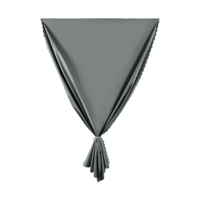 Kbndieu Double Layer Blackouts Curtain Thermal Insulated Room Darkening Drapes No-Drill Rental Friendly Window Coverings for BedroomBay Window Living Room