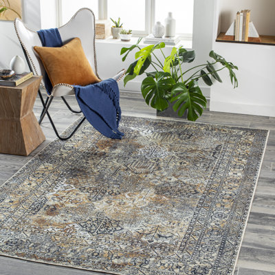 Glendale Heights Washable Oriental Indoor Rug