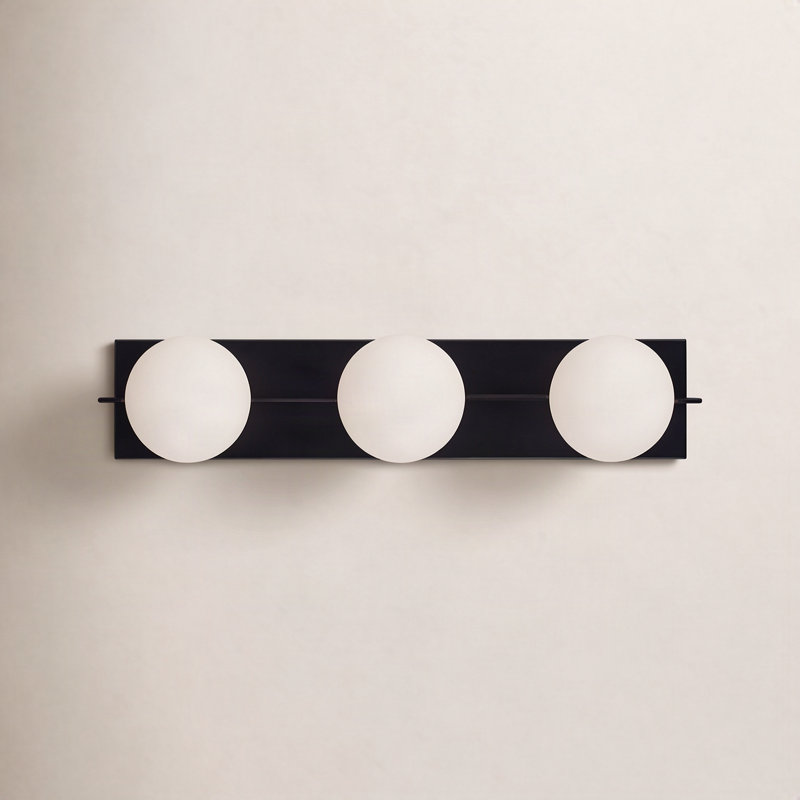 Orbel 3 - Light Vanity Light, Matte Black, No