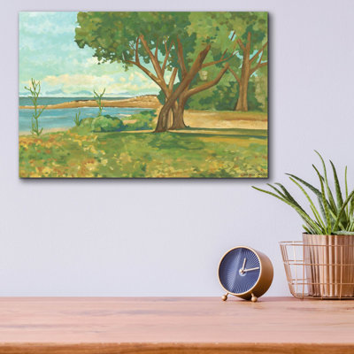  «Mini Western Vista 3» par Chariklia Zarris, art mural en verre acrylique, 16 po x 12 po