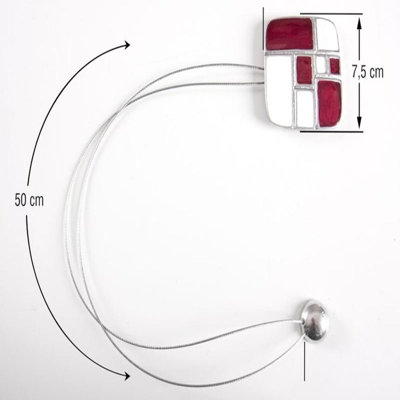 Zearing Fabric 10cm Curtain Tieback