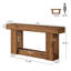 Console en bois massif 63 "