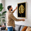 Gilded Monstera Botanical - Wrapped Canvas-1911930997-1911931001