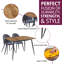 Ormidia 4 - Person Extendable Dining Set