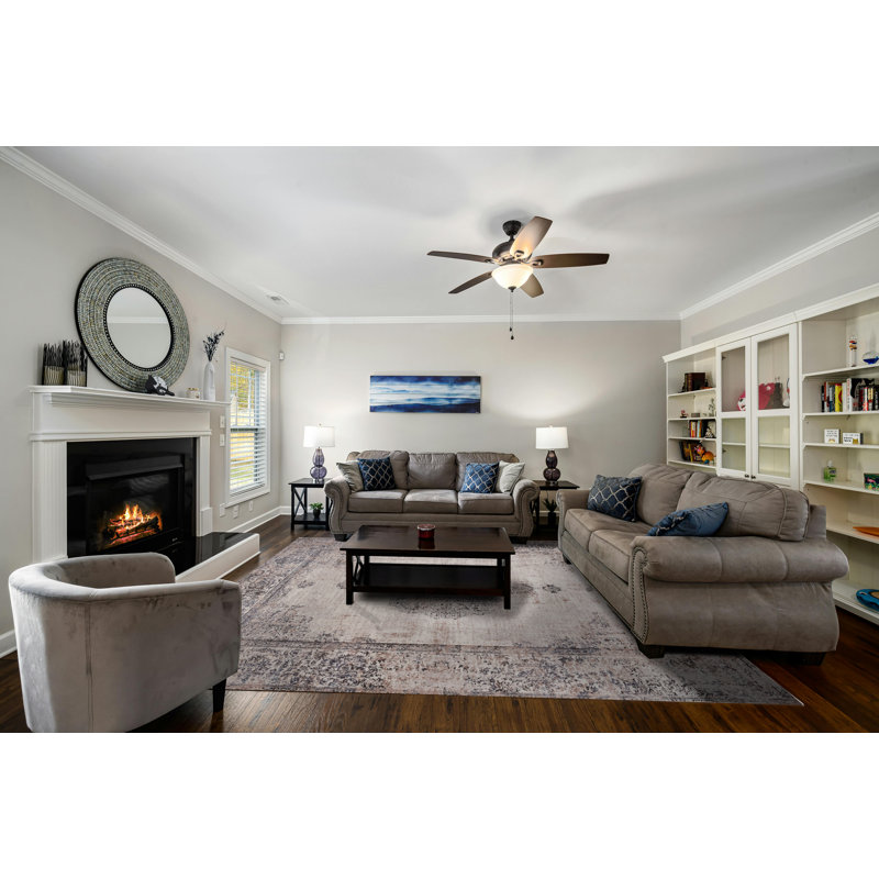 Lorenz Vintage Persian Medallion White & Beige Modern Area Rug Soft Polyester Pile with Cotton Blend Backing Style Carpet