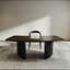 Bureau irrégulier en bois massif Minimalist - poste de travail créatif en noyer foncé pour bureau à domicile-1785256691