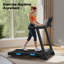 Tapis roulant MERACH avec inclinaison automatique de 15%, capacité de 300 lb et connectivité de l'application