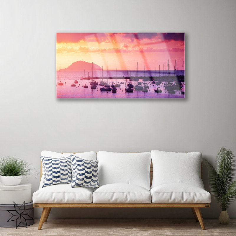 Sea - No Frame Print on Glass