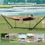 Suite hamac jaune pour 2 personnes avec cadre en acier pliable pour cour arrière et support de camping Essential 450 lb-1943430799