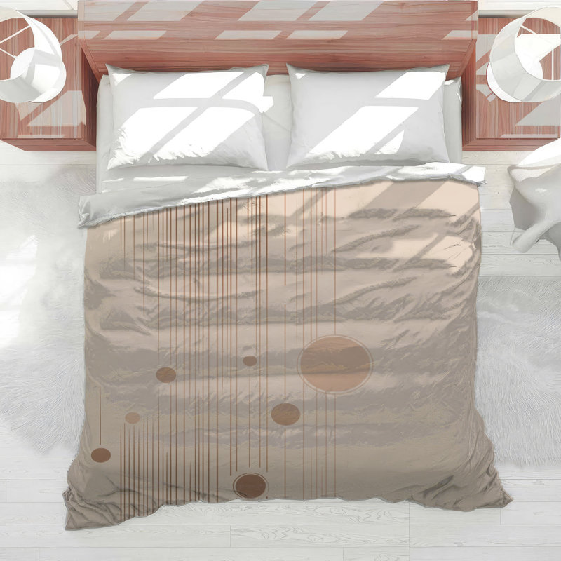 Abstract Bedding Art Comforter Minimalist, Queen