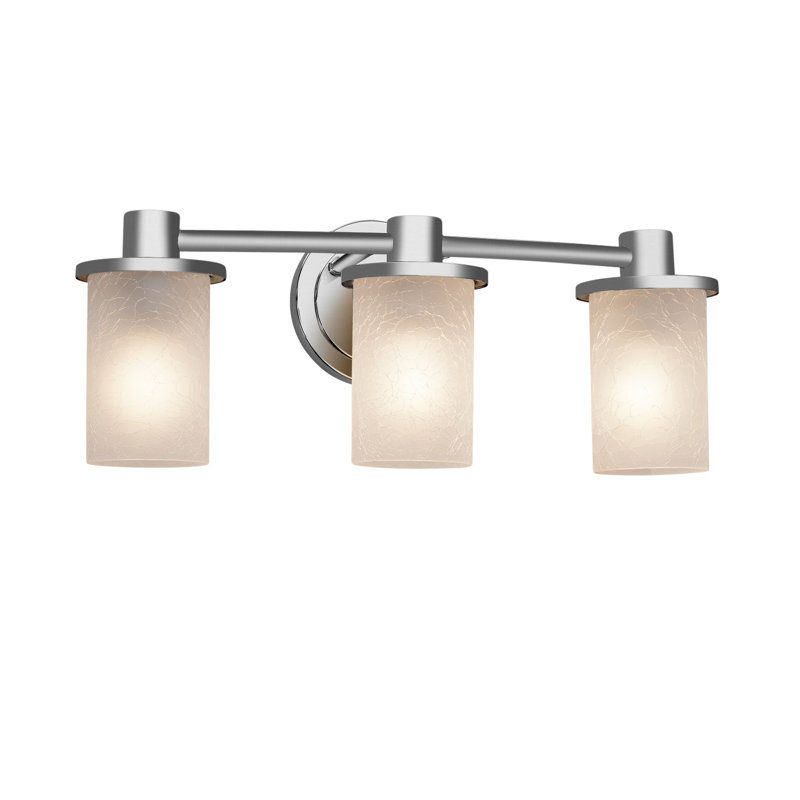 Éclairage pour meuble-lavabo 3 lumières Casson, Nickel brossé, Mercure