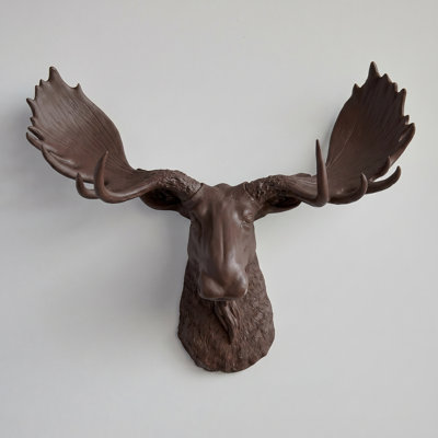 Head Faux Taxidermy Moose Wall Décor