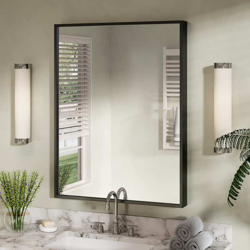 Miroir de salle de bain mural, 36 po x 28 po