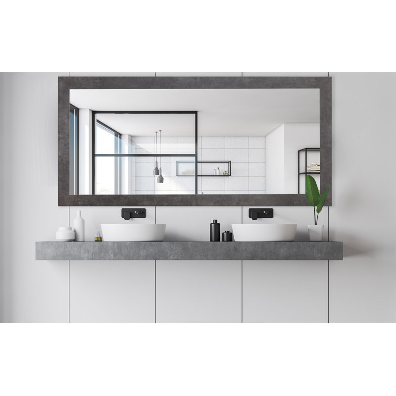 Kozan Engineered Wood Flat Mirror, 30.50 x 49.50