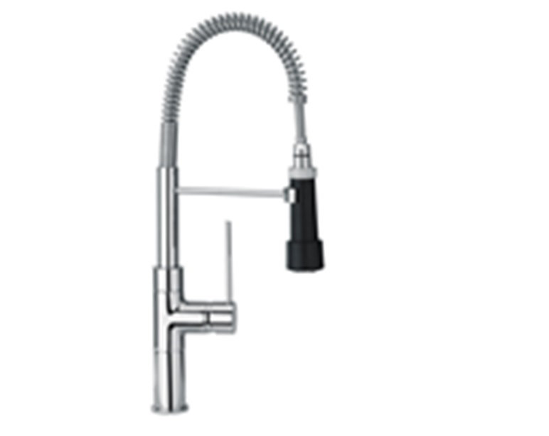 Piralla Cox Pull Down Kitchen Faucet, Brushed Nickel