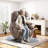 Rawleigh 41.3'' Wide Microfiber Power Lift Recliner with Lumbar Heat & 8-Point Massage & USB Port & Dual Hidden Cup Holders-66017724