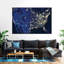 Night Lights USA Map Canvas Print-1845084548