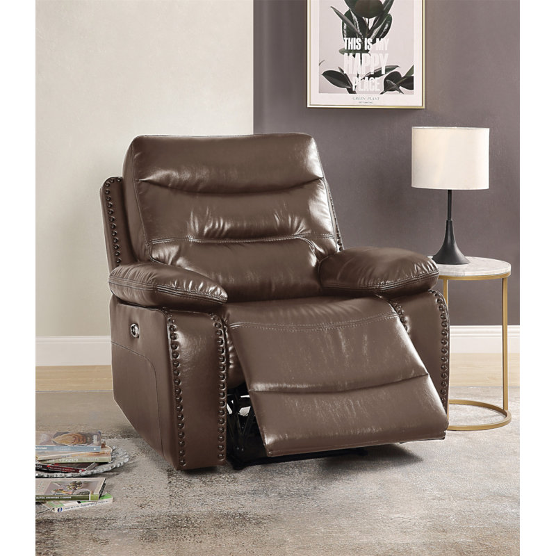 Fauteuil inclinable électrique avec accoudoirs coussinés