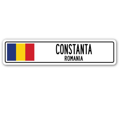 Plaque de rue en aluminium Allaire Constanta
