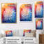 Multicolore Op Art Ethereal Kaleidoscope - Op Art Wall Decor-97054532-97054533