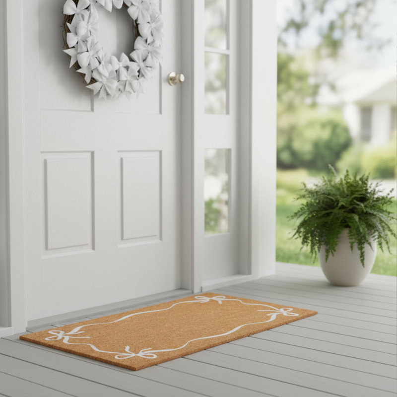 Paillasson blanc 17 "x 29", Blanc, 17 po x 29 po