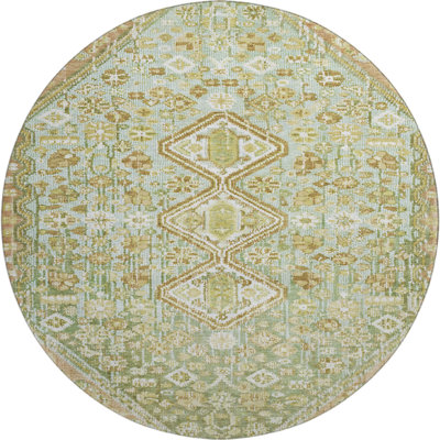 Premium Machine Washable Ashington AMF1834 Aztec Rug