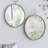 Iron Frame Vertical Round Mirror