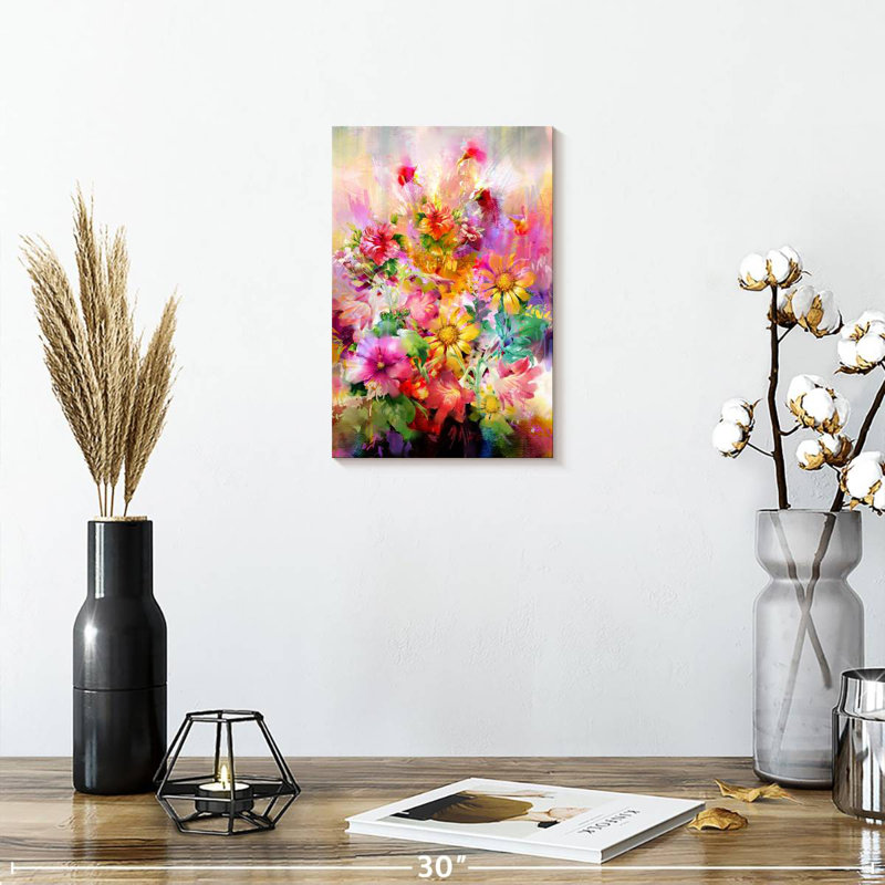 Harnek Flowers, 12" H x 8" W