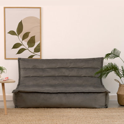 Kota Velvet Bean Bag Sofa