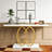 Modern Narrow Console Table Sofa Accent Table for Hallway
