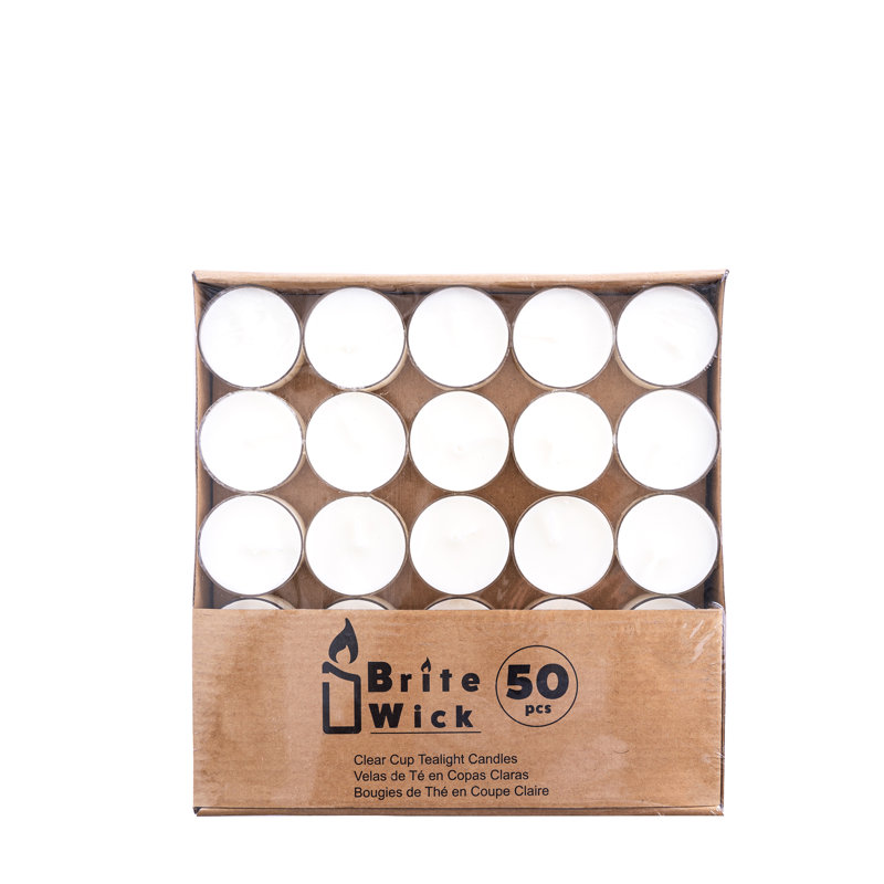 Bougie à photophore tasse sans parfum