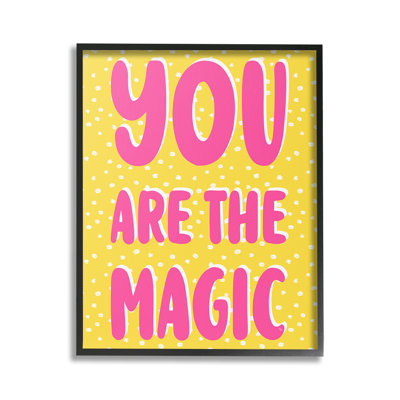" You Are The Magic Single Picture Frame " by Martina Pavlova