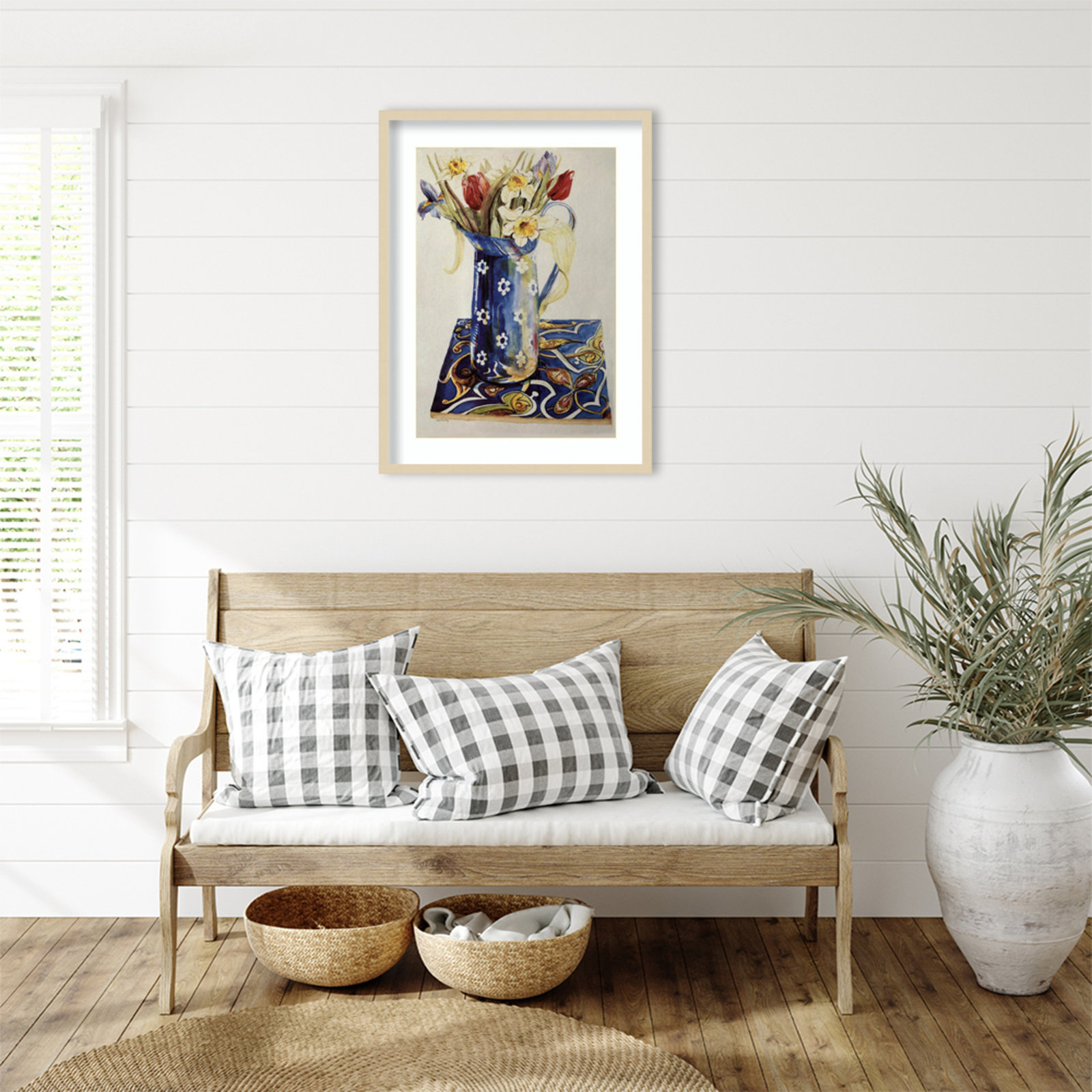 Tulips by Thewsey Joan, Brown, 33" H x 25" W