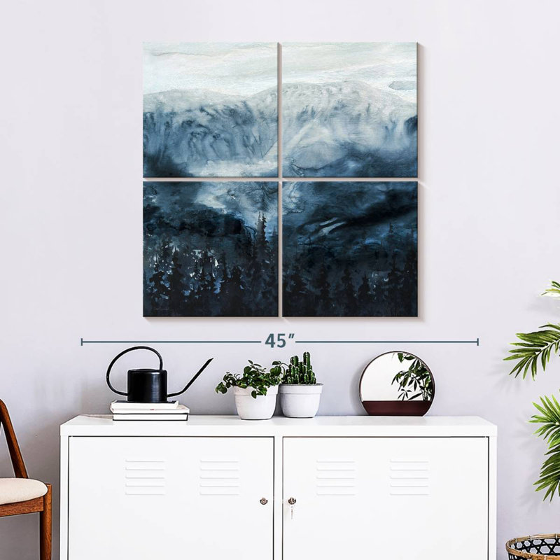 Mountain Shadows, 32" H x 32" W