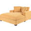 Siège confortable surdimensionné de 53,5 po x 70,9 po - Structure, pieds en bois massif, tissu doux, design classique, chaise relax 53,5 po x 70,9 po, élégance et style relaxant-118576141