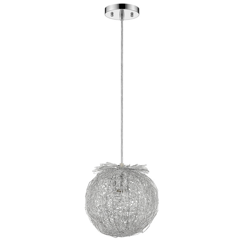 Luminaire suspendu en cristal 1 lumière Tol, H 156,75 po x l 12 po x P 12 po
