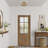 Weavington Antique Gold Leaf Medium Semi-flush