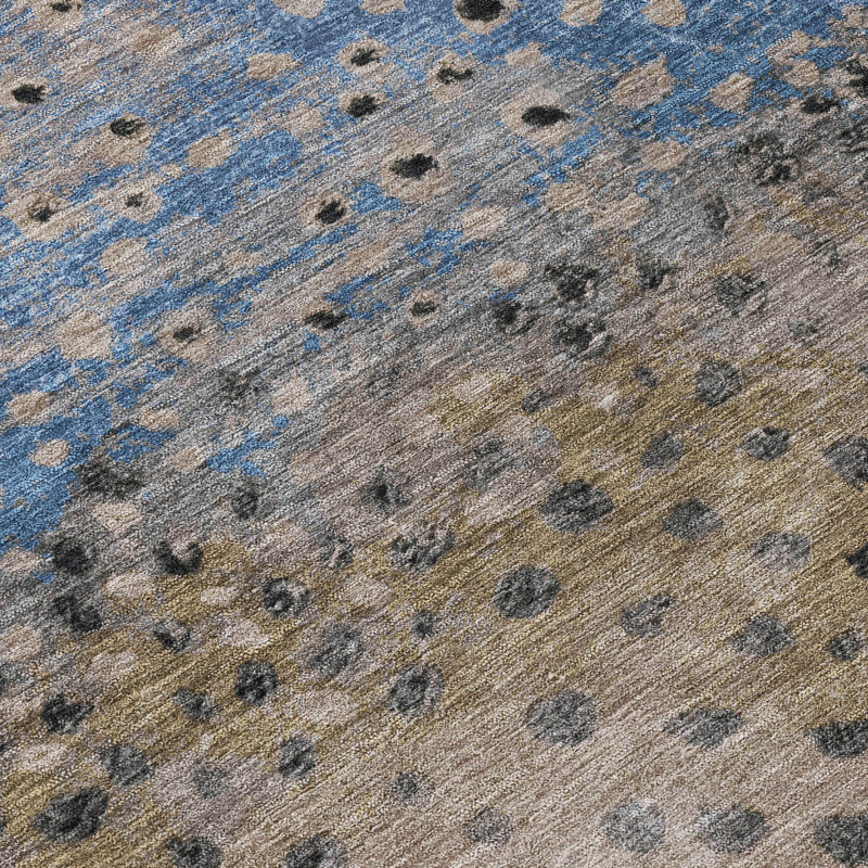 Tapis intérieur / extérieur brun Eloisia , 10 pi x 14 pi