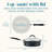 Rachael Ray Cucina Ceramic Nonstick Saute Pan With Lid, 3 Quart-103090233