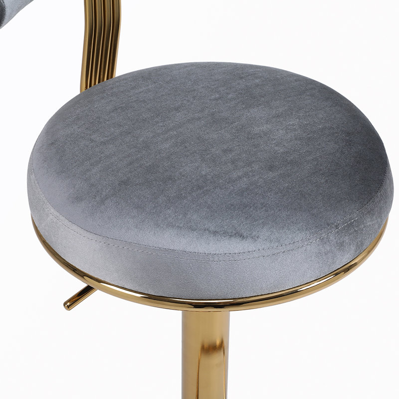 Tabouret à hauteur réglable Copher Renn, Gris