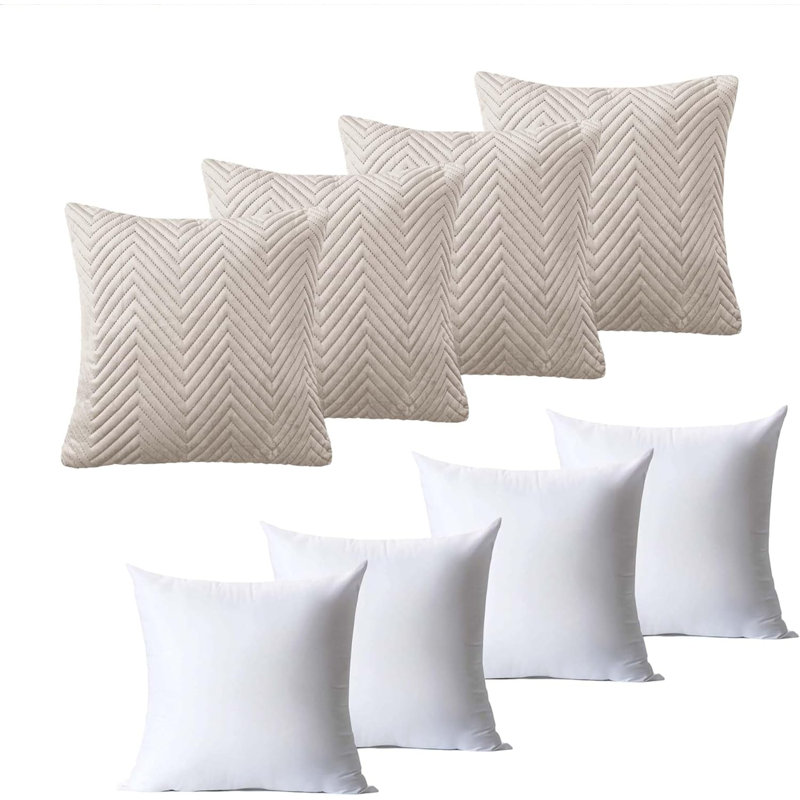 Rectangular Cushion, Beige