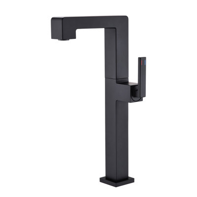 11-4/5" H Solid Brass Single Handle Vessel Sink Bathroom Faucet With Optional Drain Assembly