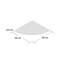 Brylee Glass Corner Shelf-33763860-33763855