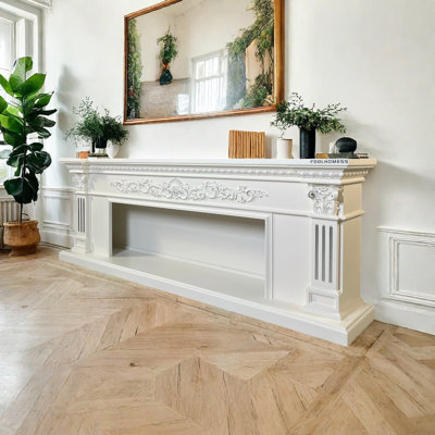 Fireplace TV Stand Decoration