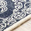 Tapis gris / beige / bleu marine en laine touffeté à la main Bergmann-1637589976