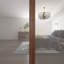 48 po x 80 1/2 po Porte coulissante transparente 1-Lite, chêne blanc-129756622-129756629