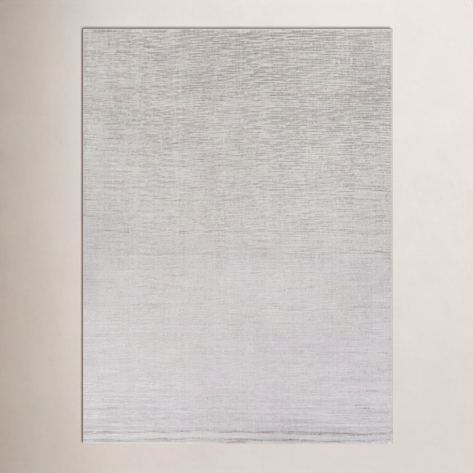 Elba Gray White Hand-Loomed Rug, Rectangle 10' x 14'