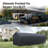 12 X 25ft Galvanized Steel Carport Heavy Duty with Sidewall- All-Weather Shelter for Cars, Trucks, RV, Snow & UV Protection