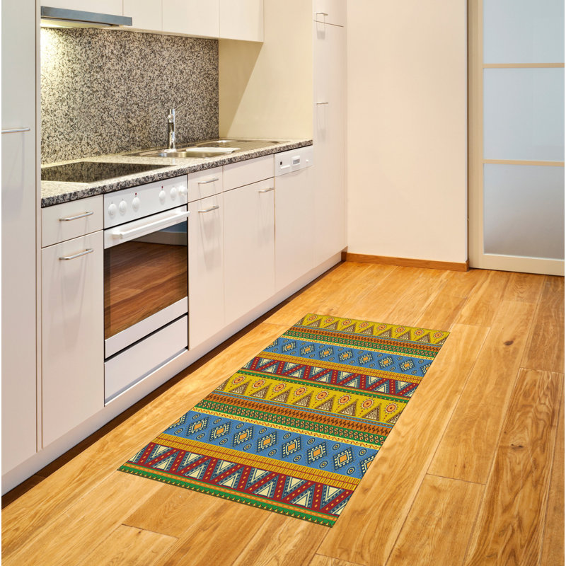 Tapis décoratif Aztec, Rectangle 2 pi 7 po x 5 pi